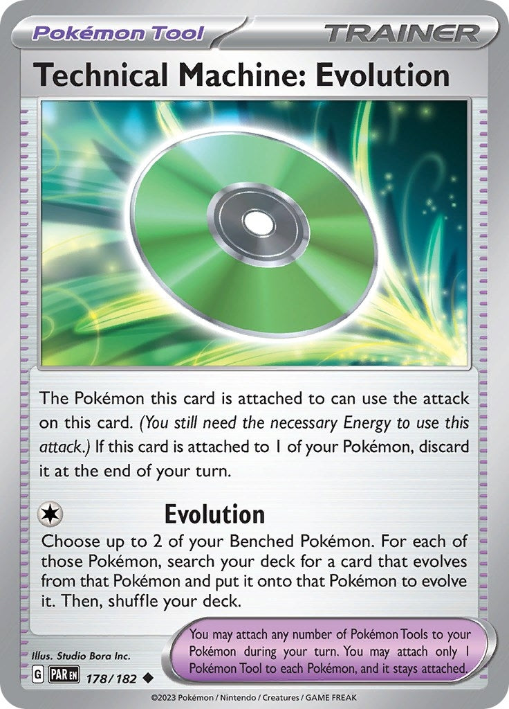 Image for Technical Machine: Evolution (178/182) (SV04: Paradox Rift) - Pokemon