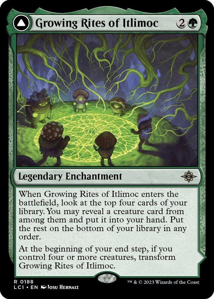 Image for Growing Rites of Itlimoc (188) (The Lost Caverns of Ixalan) - Magic: The Gathering