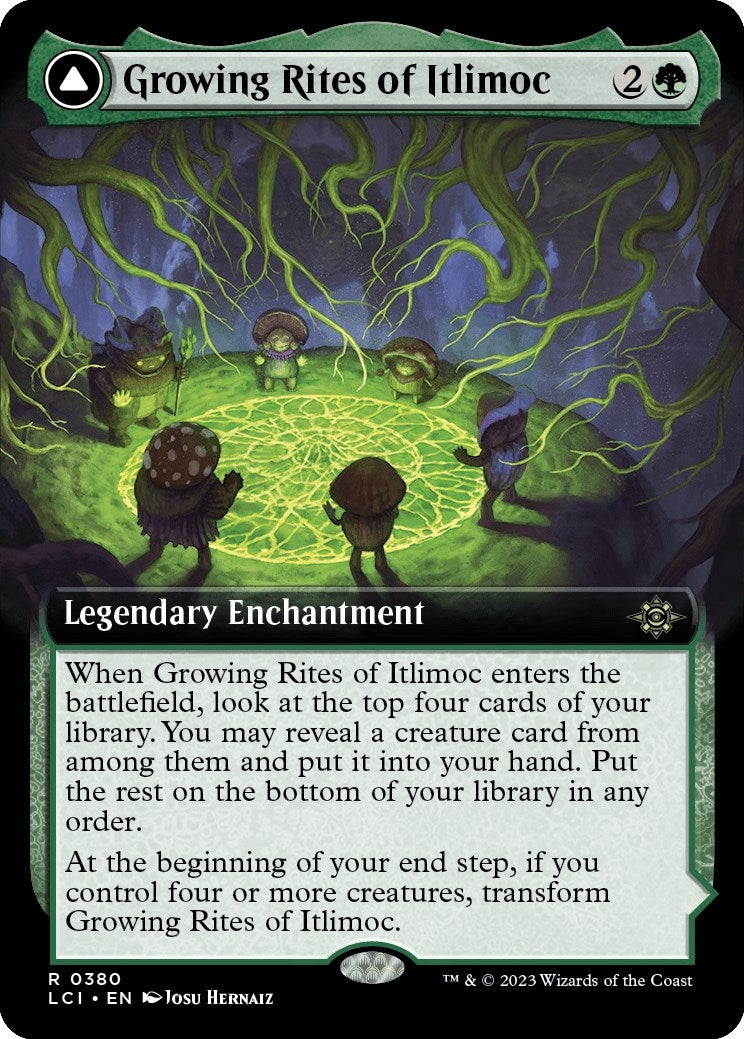 Image for Growing Rites of Itlimoc (Extended Art) (380) (The Lost Caverns of Ixalan) - Magic: The Gathering