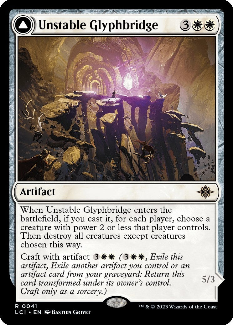 Image for Unstable Glyphbridge (41) (The Lost Caverns of Ixalan) - Magic: The Gathering
