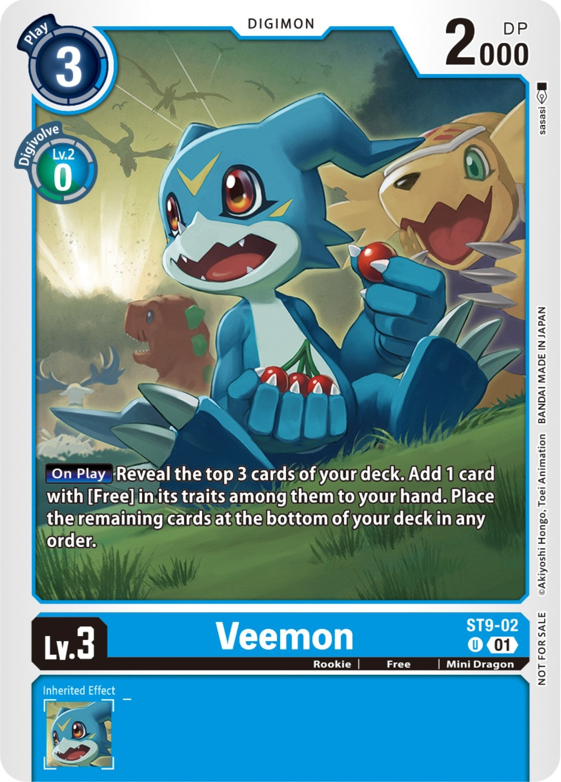 Image for Veemon (ST9-02) (NYCC 2023 Demo Deck) (ST9-02 U) (Digimon Demo Deck Exclusive Cards) - Digimon Card Game