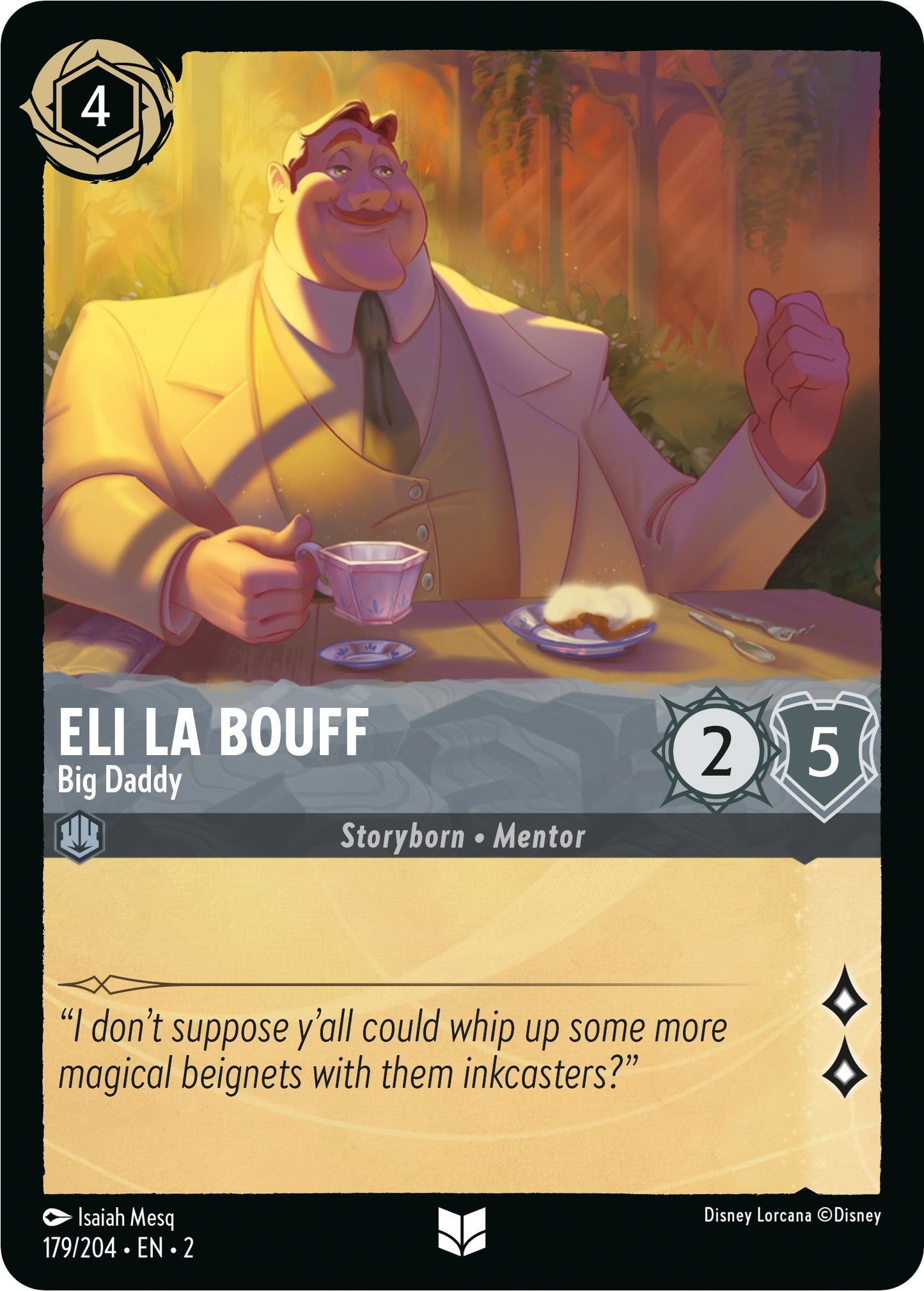 Image for Eli La Bouff - Big Daddy (179/204) (Rise of the Floodborn) - Disney Lorcana