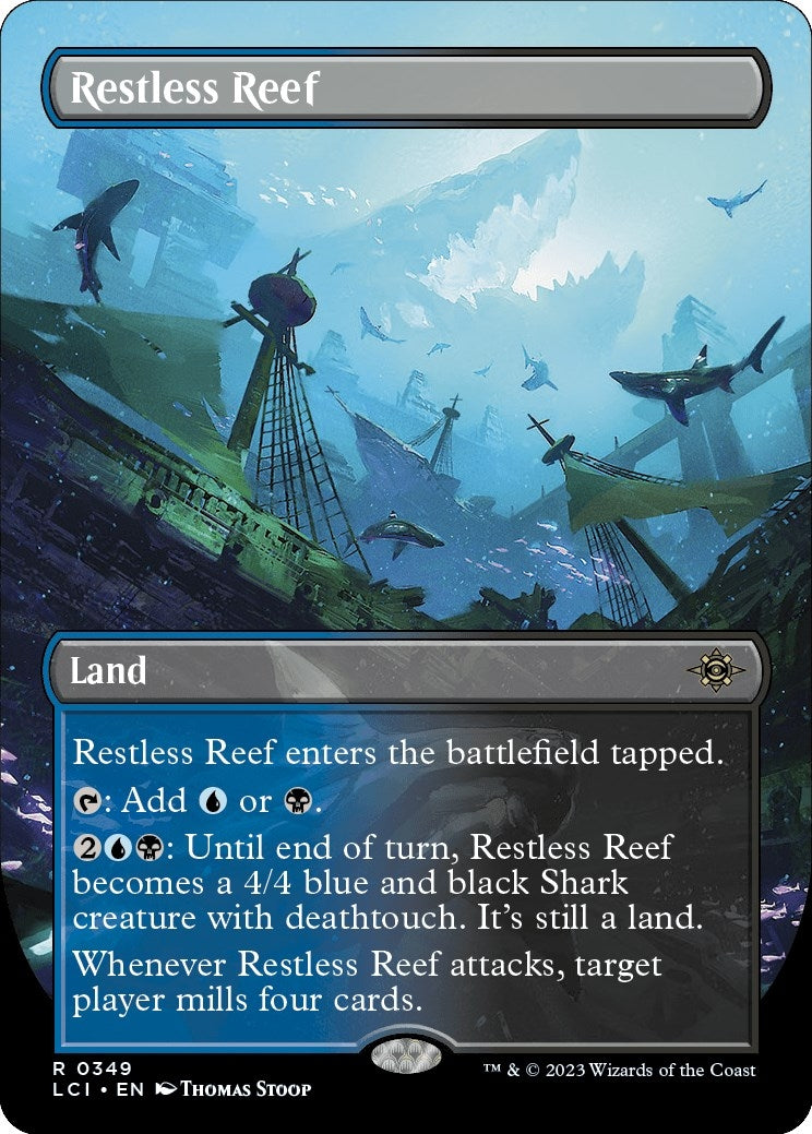 Image for Restless Reef (Borderless) (349) (The Lost Caverns of Ixalan) - Magic: The Gathering