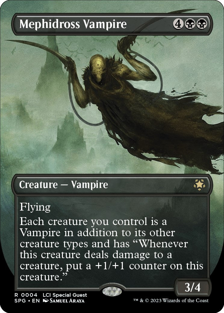 Image for Mephidross Vampire (Borderless) (4) (Special Guests) - Magic: The Gathering