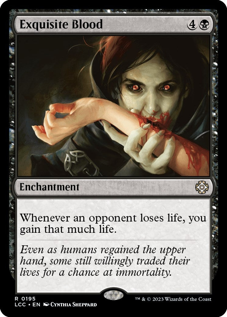 Image for Exquisite Blood (195) (Commander: The Lost Caverns of Ixalan) - Magic: The Gathering