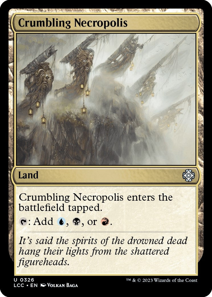 Image for Crumbling Necropolis (326) (Commander: The Lost Caverns of Ixalan) - Magic: The Gathering