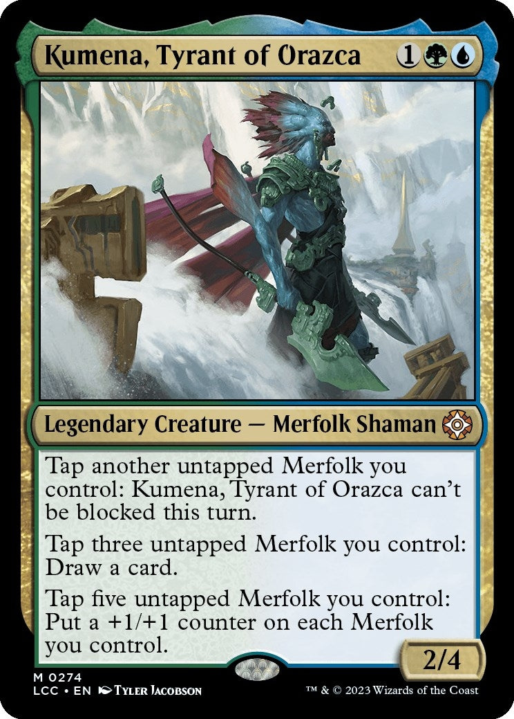 Image for Kumena, Tyrant of Orazca (274) (Commander: The Lost Caverns of Ixalan) - Magic: The Gathering