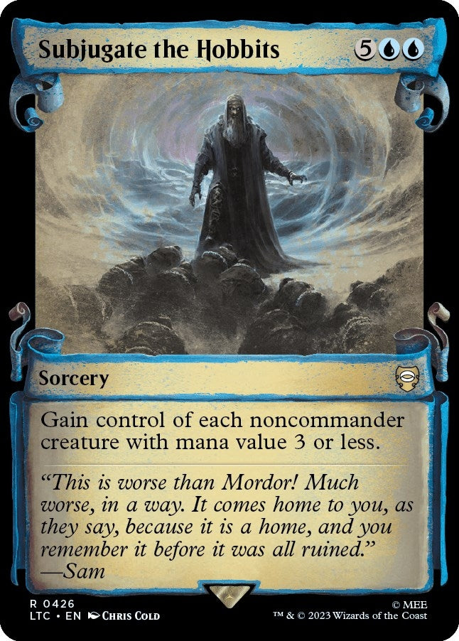 Image for Subjugate the Hobbits (Showcase Scrolls) (426) (Commander: The Lord of the Rings: Tales of Middle-earth) - Magic: The Gathering