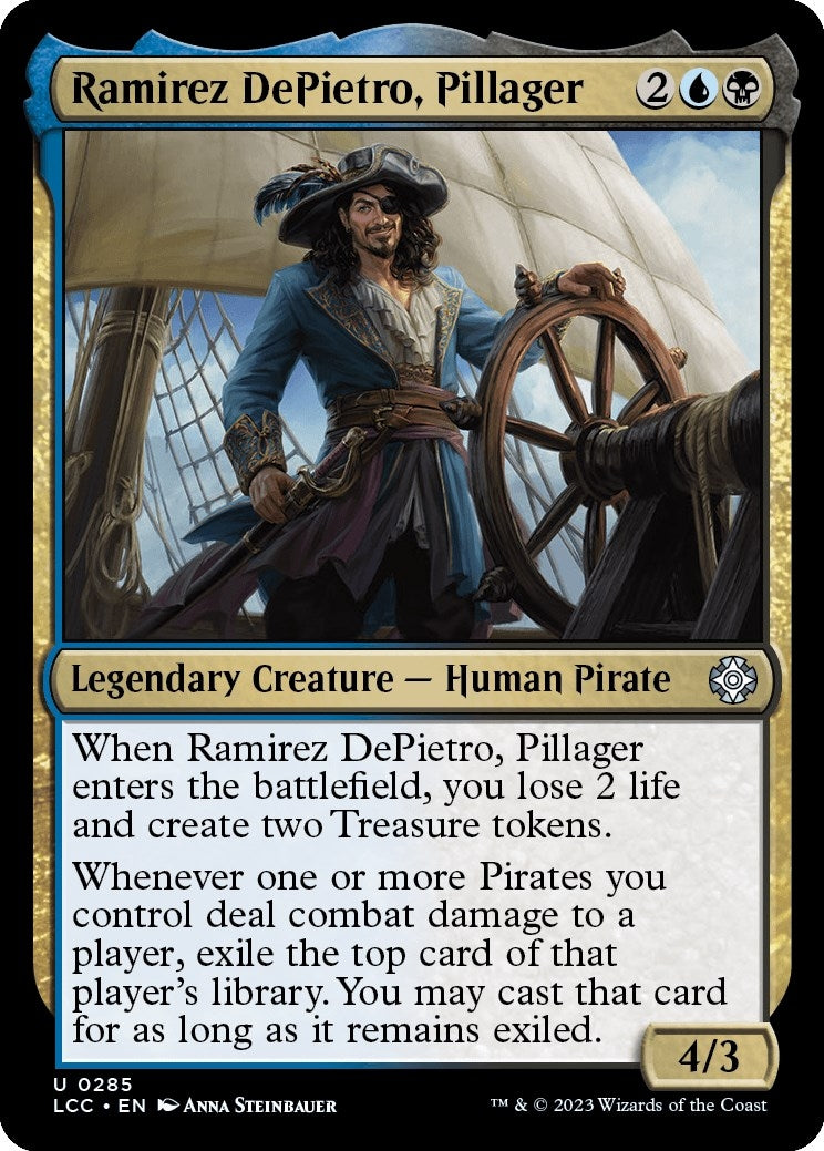 Image for Ramirez DePietro, Pillager (285) (Commander: The Lost Caverns of Ixalan) - Magic: The Gathering
