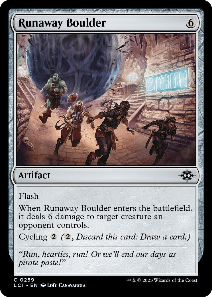 Image for Runaway Boulder (259) (The Lost Caverns of Ixalan) - Magic: The Gathering