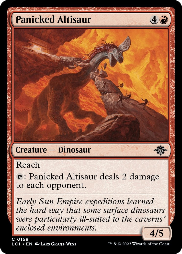 Image for Panicked Altisaur (159) (The Lost Caverns of Ixalan) - Magic: The Gathering