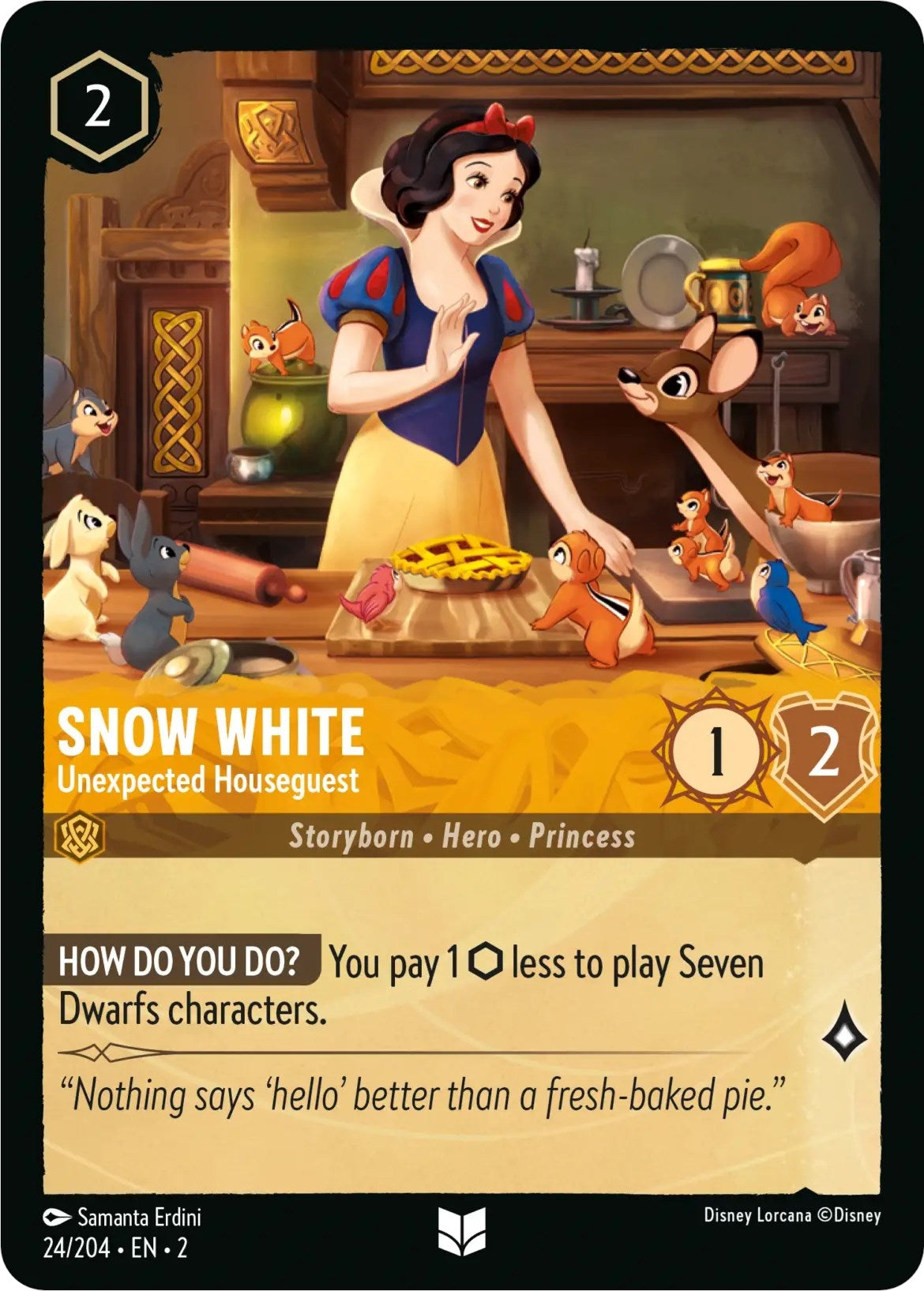 Image for Snow White - Unexpected Houseguest (24/204) (Rise of the Floodborn) - Disney Lorcana