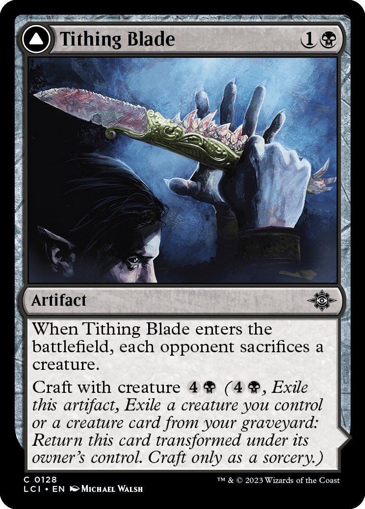 Image for Tithing Blade (128) (The Lost Caverns of Ixalan) - Magic: The Gathering
