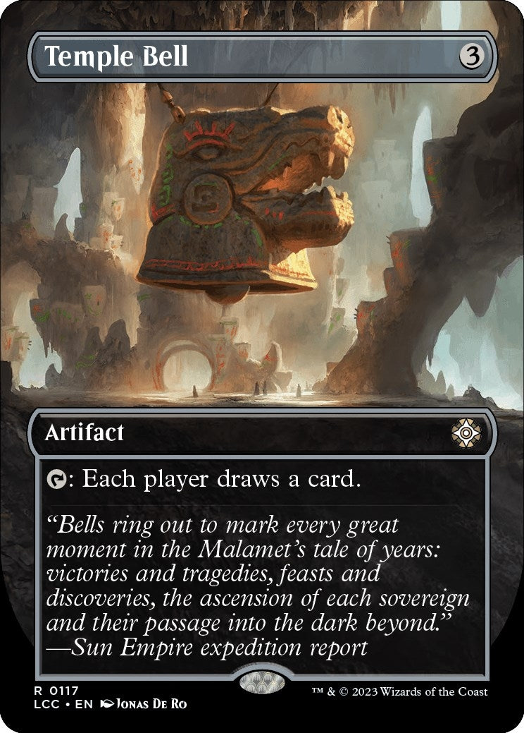 Image for Temple Bell (Borderless) (117) (Commander: The Lost Caverns of Ixalan) - Magic: The Gathering