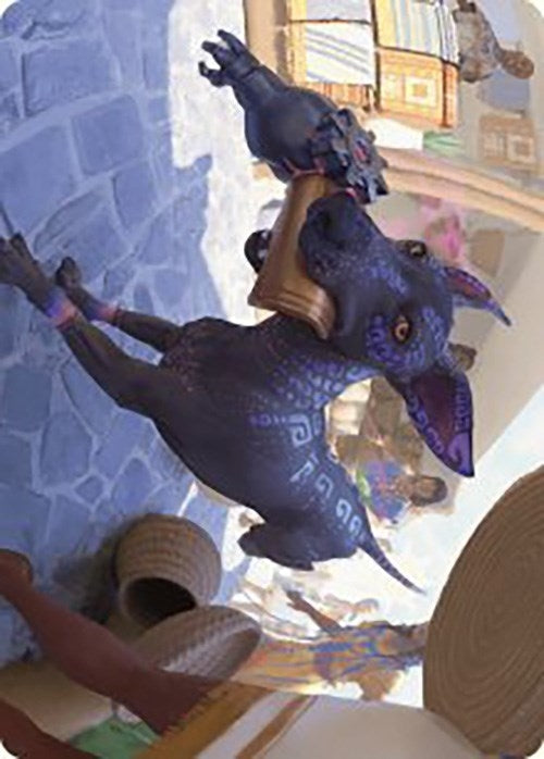 Image for Mischievous Pup Art Card (3) (Art Series: The Lost Caverns of Ixalan) - Magic: The Gathering