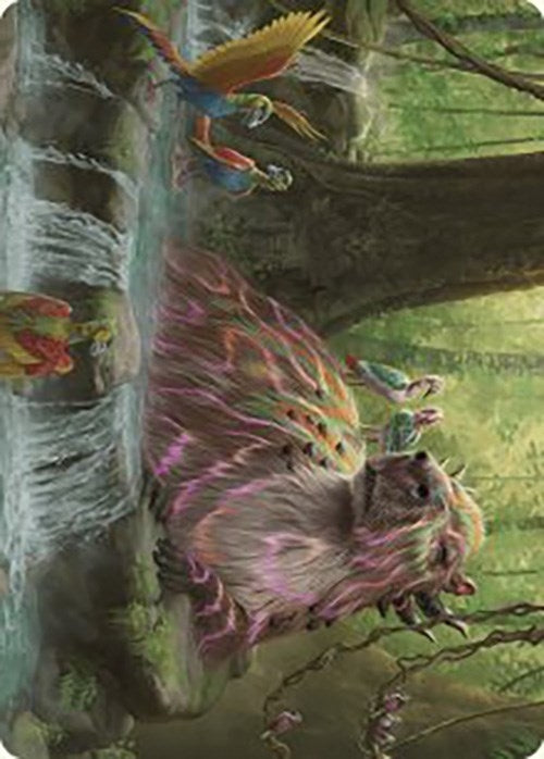 Image for Basking Capybara Art Card (22) (Art Series: The Lost Caverns of Ixalan) - Magic: The Gathering