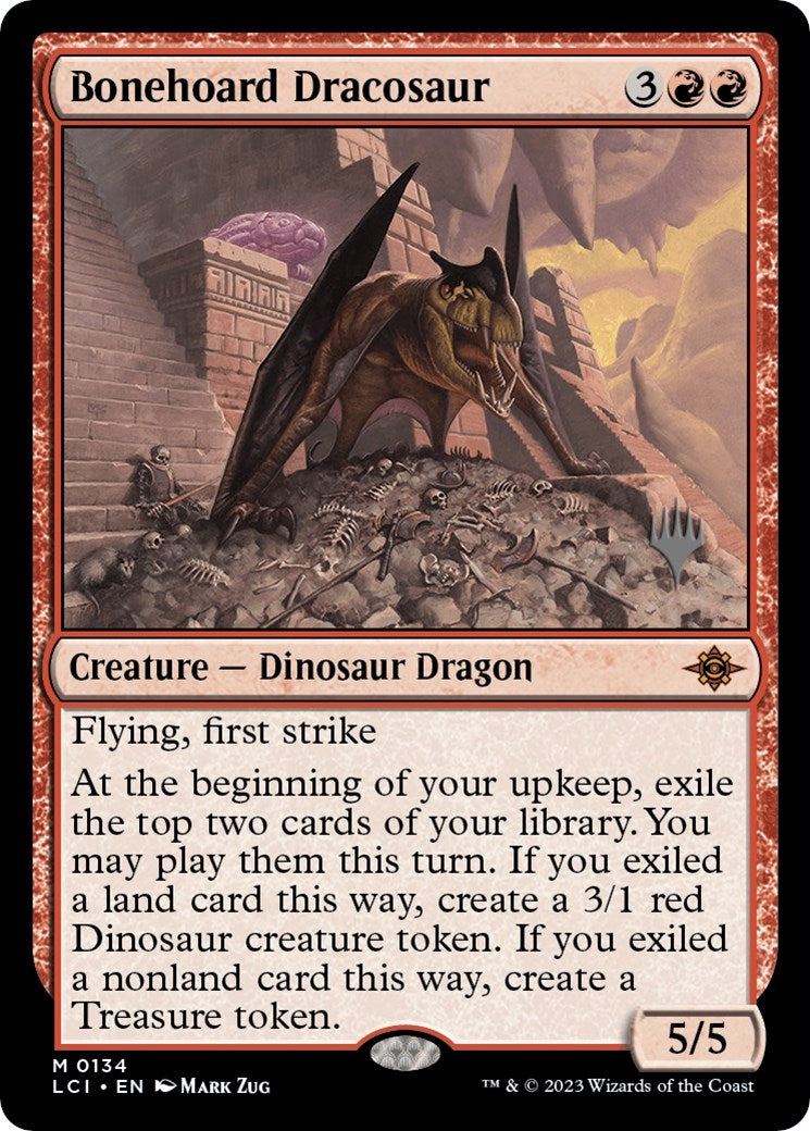 Image for Bonehoard Dracosaur (134) (Promo Pack: The Lost Caverns of Ixalan) - Magic: The Gathering