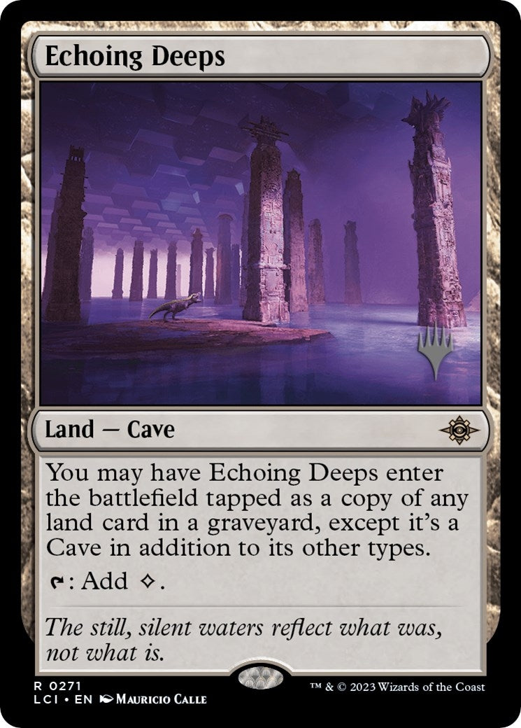 Image for Echoing Deeps (271) (Promo Pack: The Lost Caverns of Ixalan) - Magic: The Gathering