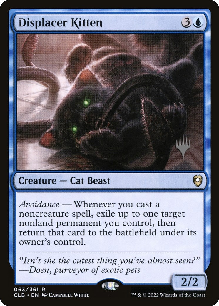 Image for Displacer Kitten (63) (Promo Pack: The Lost Caverns of Ixalan) - Magic: The Gathering