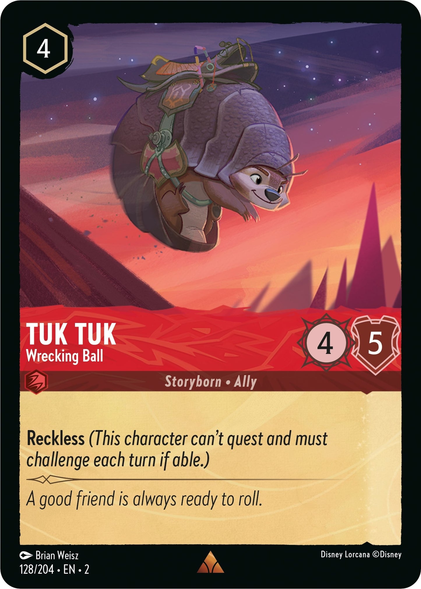 Image for Tuk Tuk - Wrecking Ball (128/204) (Rise of the Floodborn) - Disney Lorcana