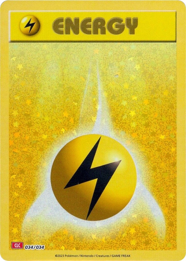 Image for Basic Lightning Energy (034/034) (Trading Card Game Classic) - Pokemon