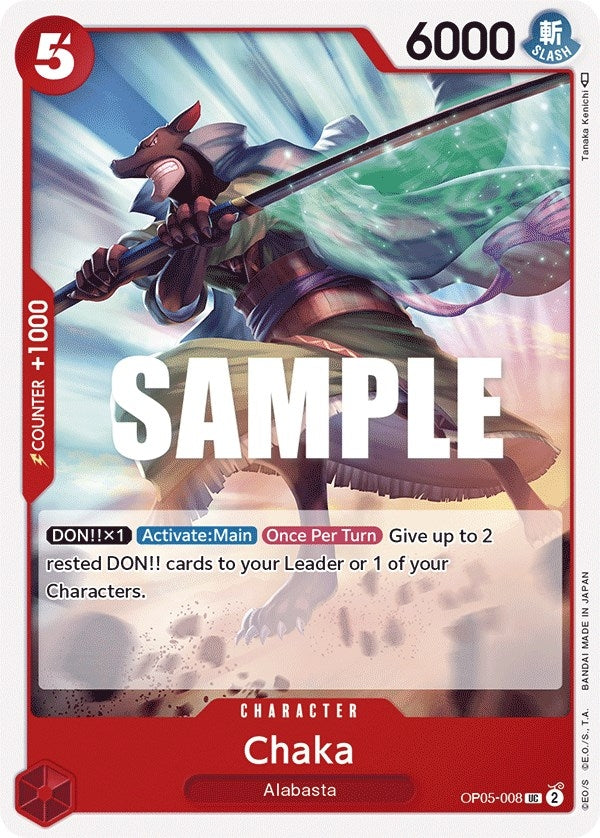 Image for Chaka (OP05-008) (Awakening of the New Era) - One Piece Card Game