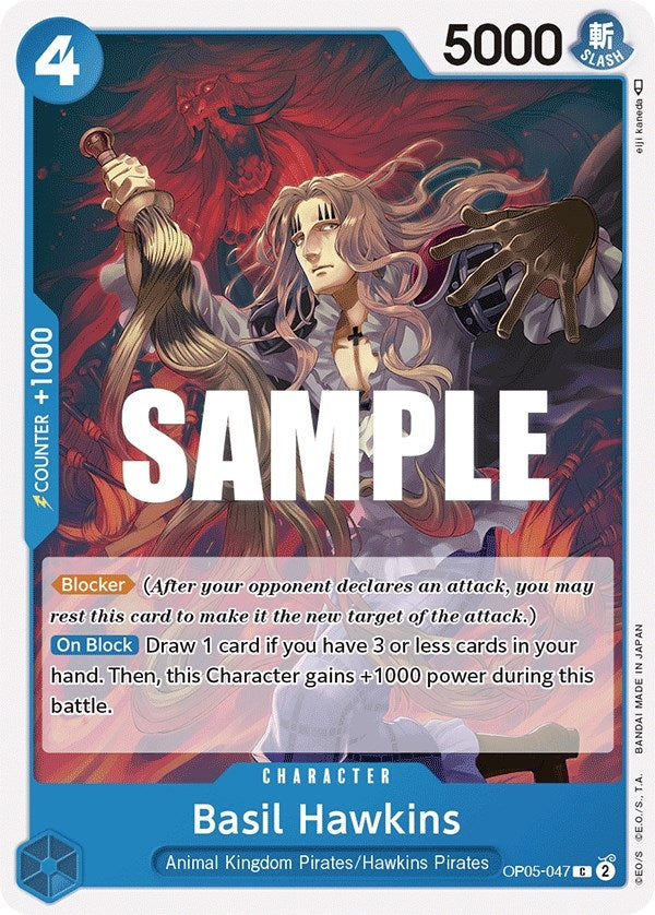 Image for Basil Hawkins (OP05-047) (Awakening of the New Era) - One Piece Card Game