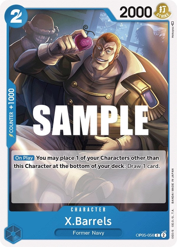 Image for X.Barrels (OP05-056) (Awakening of the New Era) - One Piece Card Game