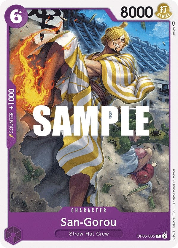 Image for San-Gorou (OP05-065) (Awakening of the New Era) - One Piece Card Game