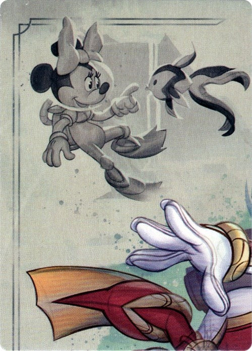 Image for Minnie Mouse - Wide-Eyed Diver Puzzle Insert (Top Left) (Rise of the Floodborn) - Disney Lorcana