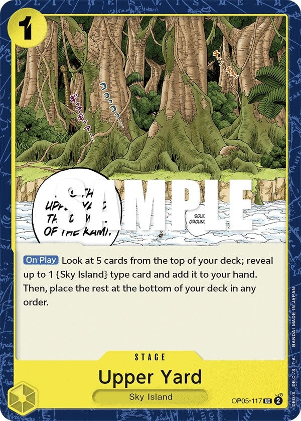 Image for Upper Yard (OP05-117) (Awakening of the New Era) - One Piece Card Game