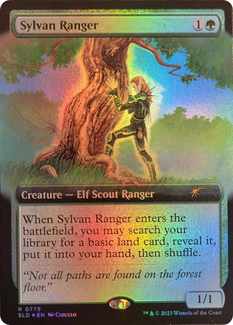 Image for Sylvan Ranger (Extended Art) (779) (Secret Lair Drop Series) - Magic: The Gathering