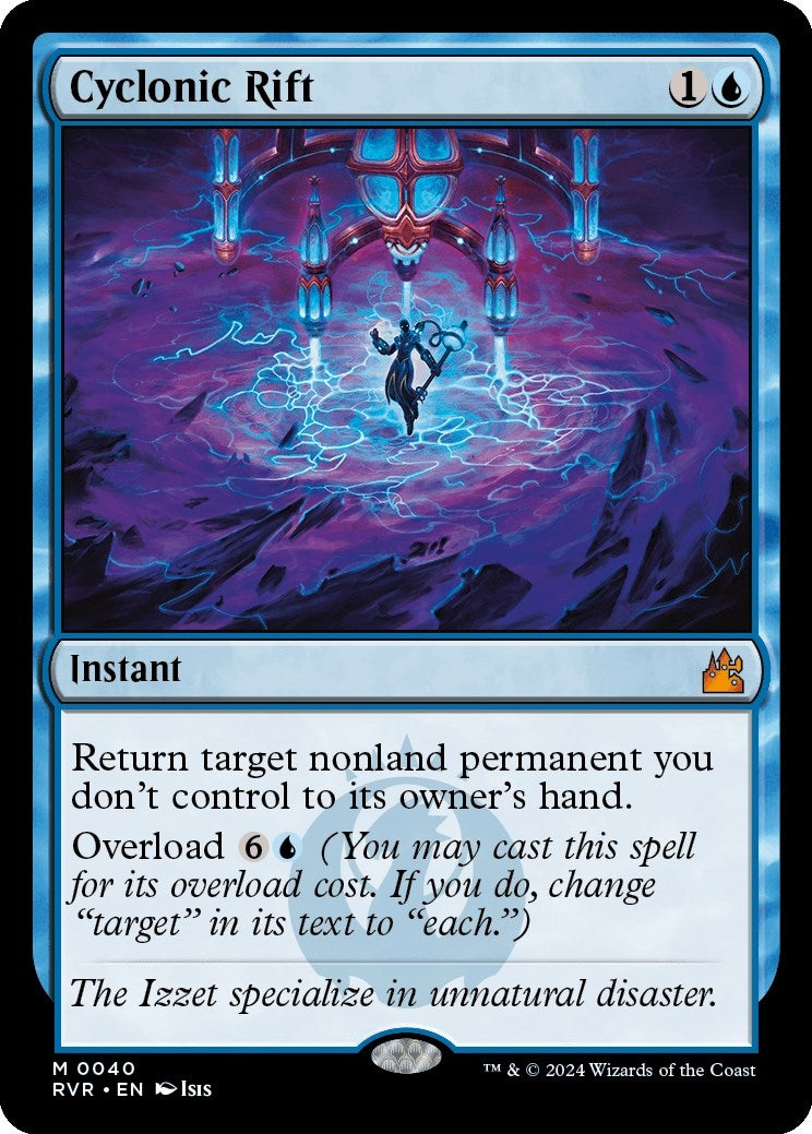 Image for Cyclonic Rift (40) (Ravnica Remastered) - Magic: The Gathering