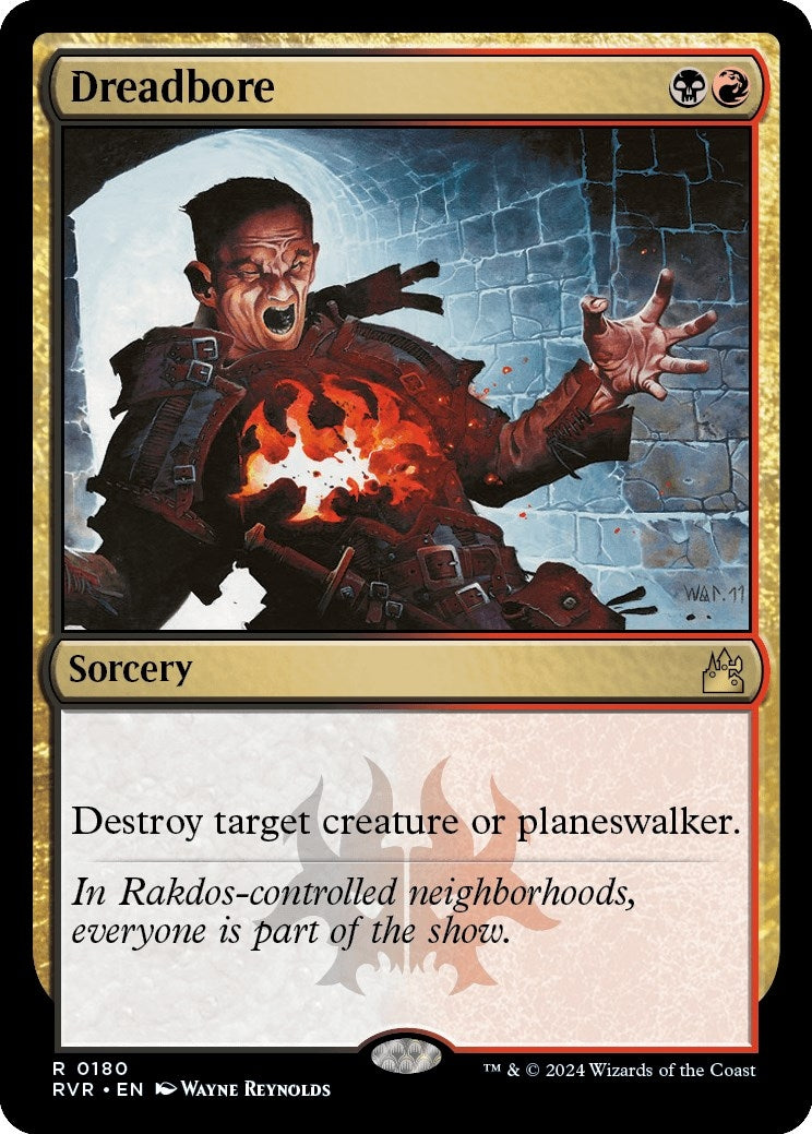 Image for Dreadbore (180) (Ravnica Remastered) - Magic: The Gathering