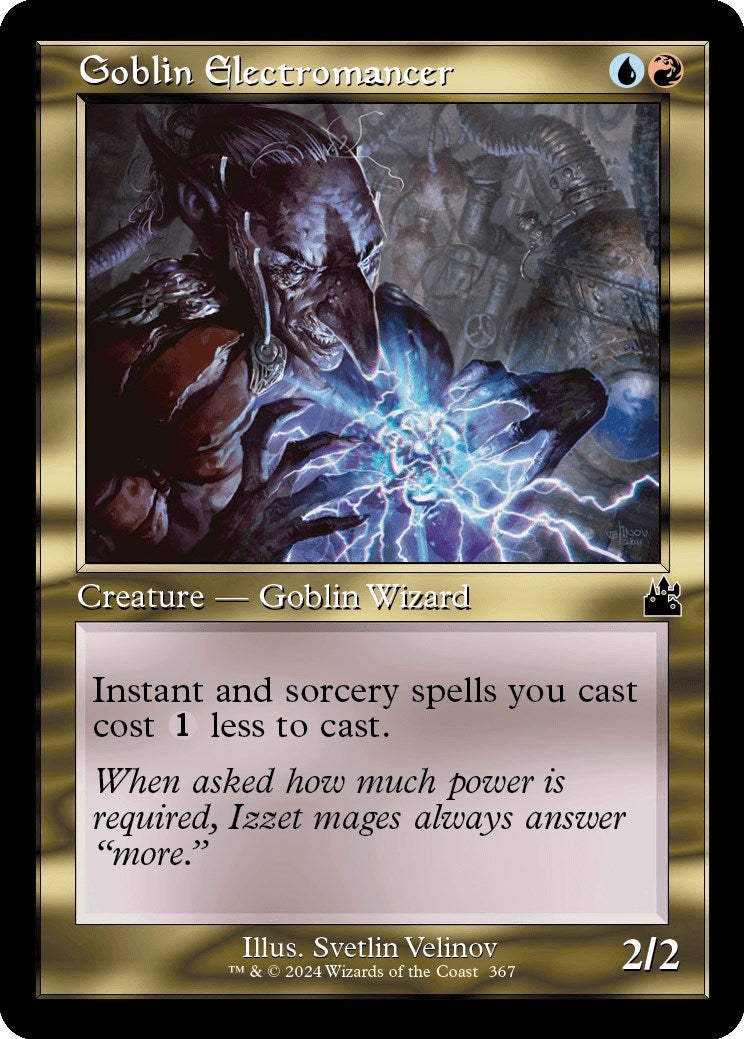 Image for Goblin Electromancer (Retro Frame) (367) (Ravnica Remastered) - Magic: The Gathering