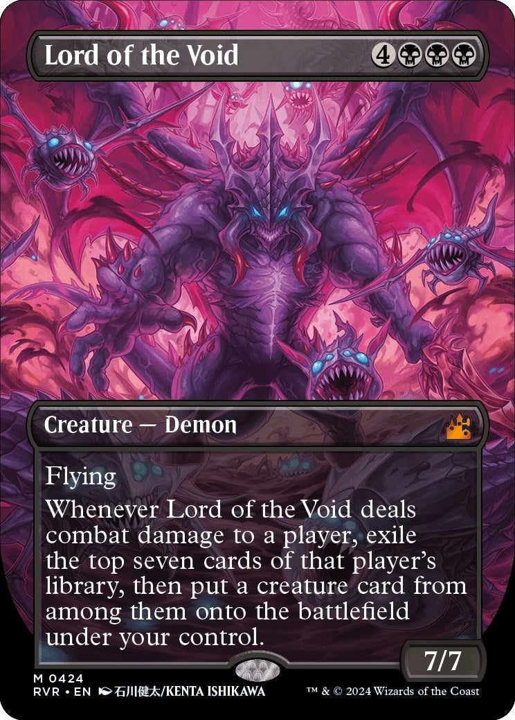 Image for Lord of the Void (Anime Borderless) (424) (Ravnica Remastered) - Magic: The Gathering