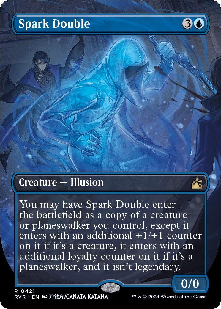 Image for Spark Double (Anime Borderless) (421) (Ravnica Remastered) - Magic: The Gathering