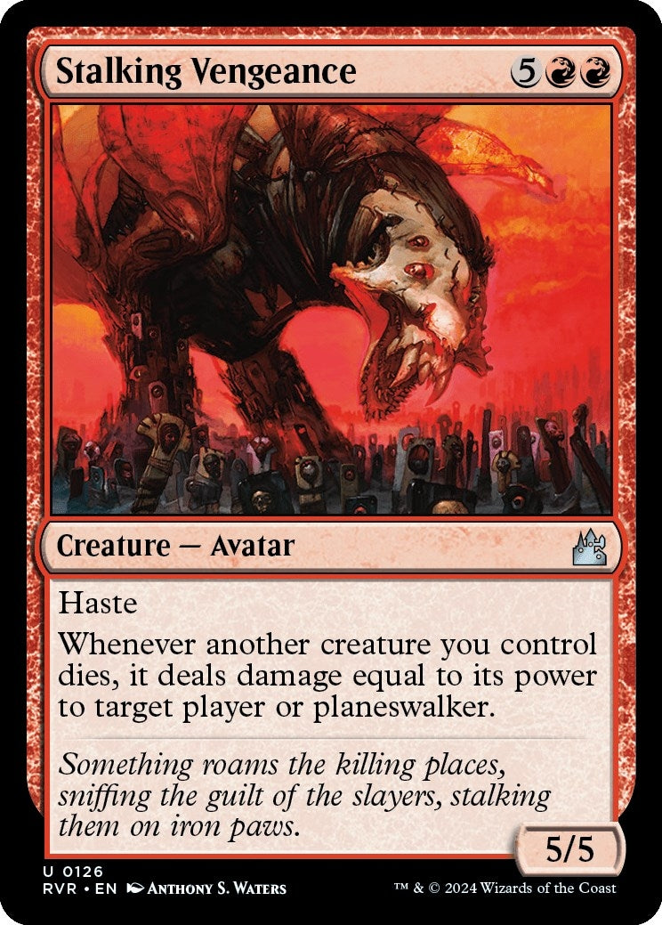 Image for Stalking Vengeance (126) (Ravnica Remastered) - Magic: The Gathering