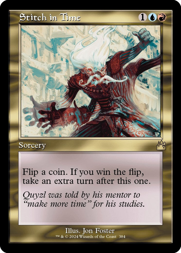 Image for Stitch in Time (Retro Frame) (384) (Ravnica Remastered) - Magic: The Gathering