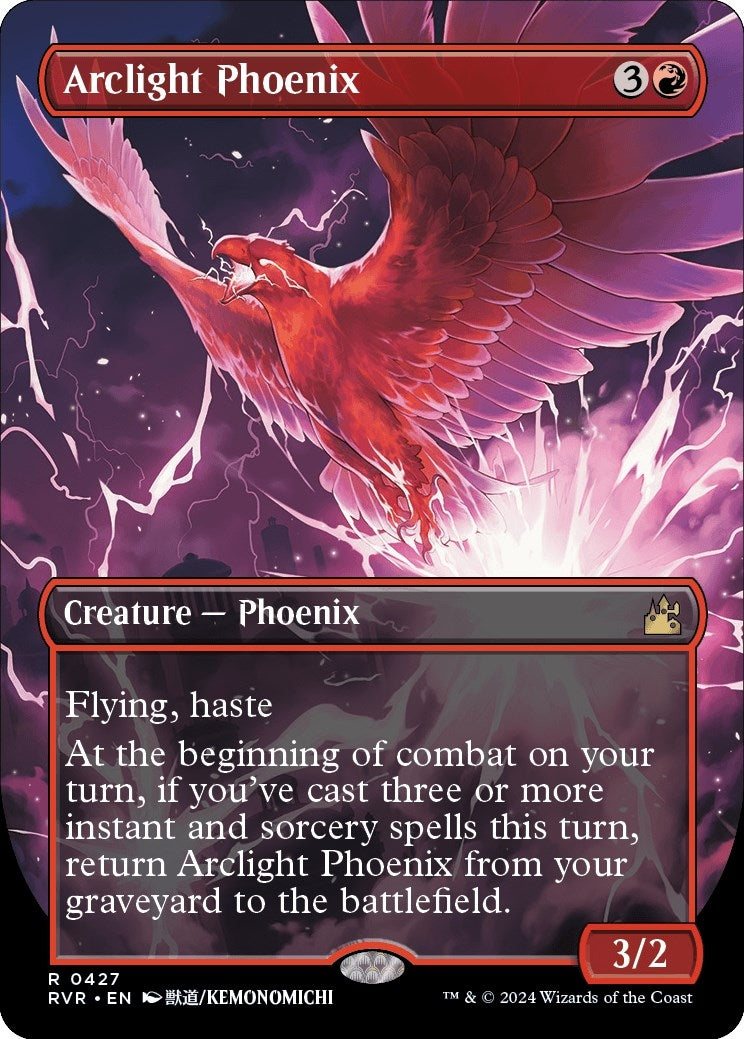 Image for Arclight Phoenix (Anime Borderless) (427) (Ravnica Remastered) - Magic: The Gathering
