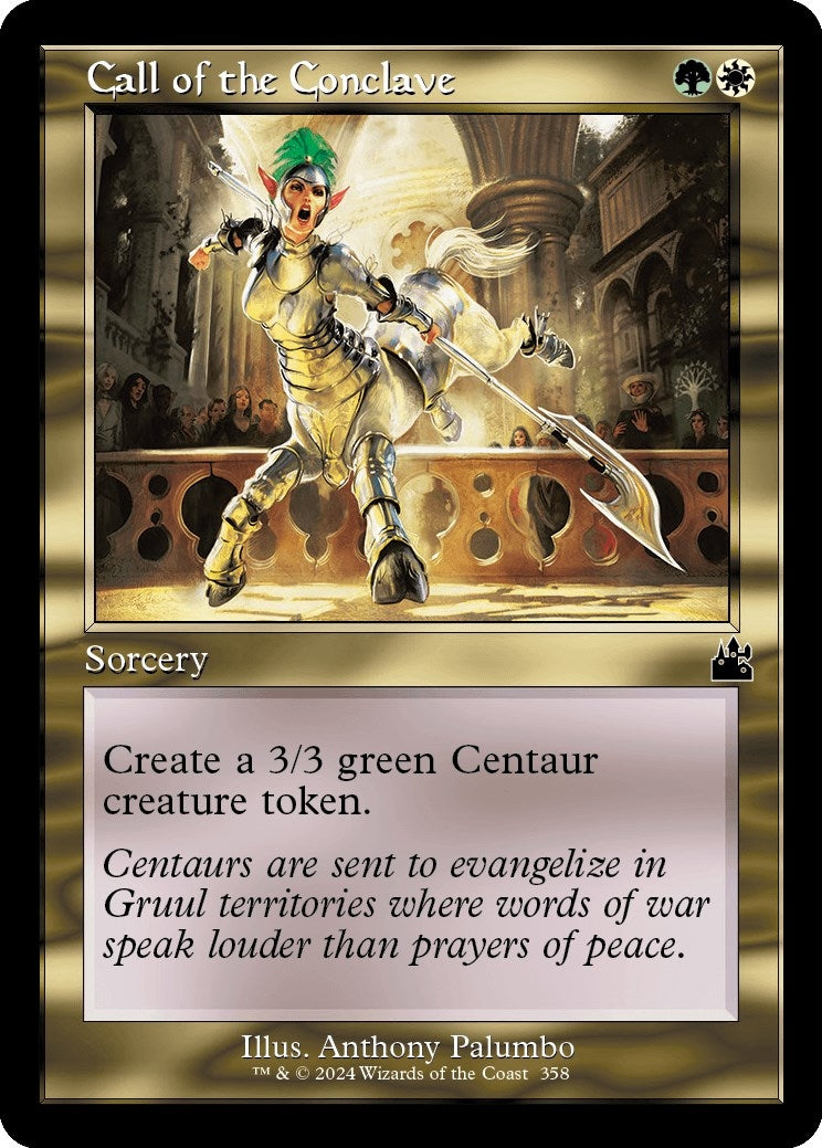 Image for Call of the Conclave (Retro Frame) (358) (Ravnica Remastered) - Magic: The Gathering