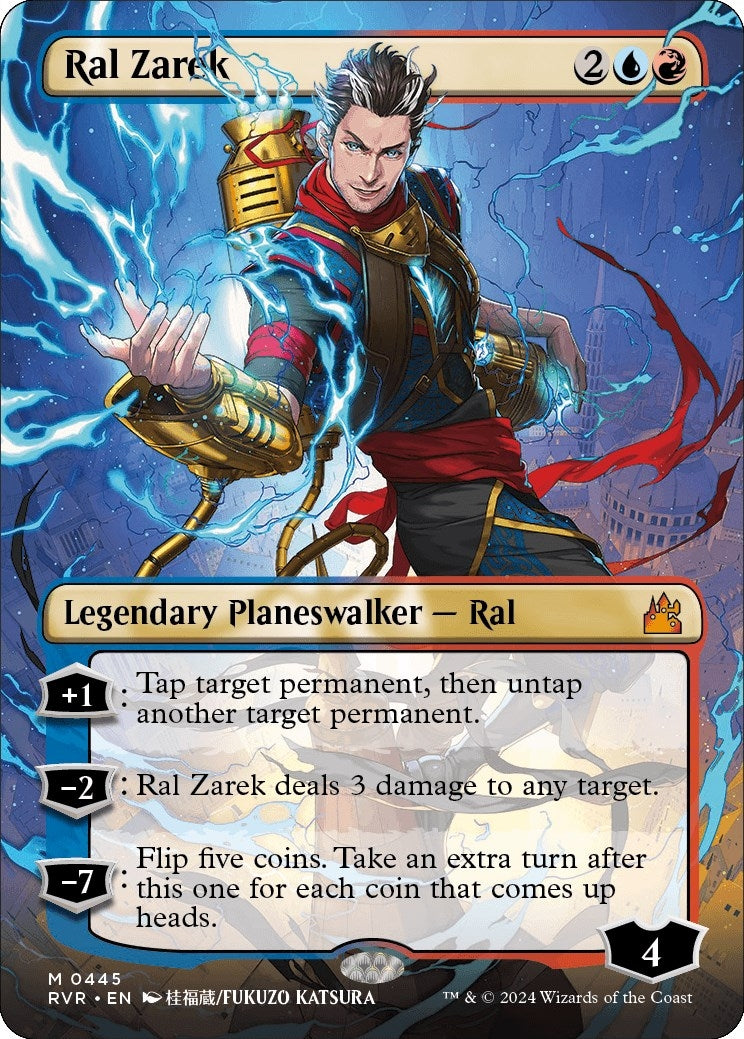 Image for Ral Zarek (Anime Borderless) (445) (Ravnica Remastered) - Magic: The Gathering