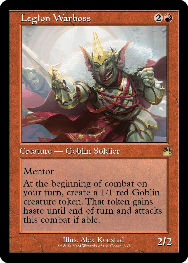 Image for Legion Warboss (Retro Frame) (337) (Ravnica Remastered) - Magic: The Gathering
