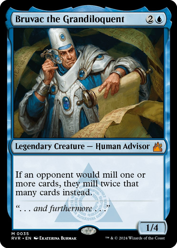 Image for Bruvac the Grandiloquent (35) (Ravnica Remastered) - Magic: The Gathering