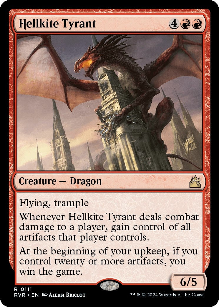 Image for Hellkite Tyrant (111) (Ravnica Remastered) - Magic: The Gathering
