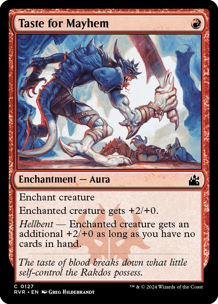 Image for Taste for Mayhem (127) (Ravnica Remastered) - Magic: The Gathering