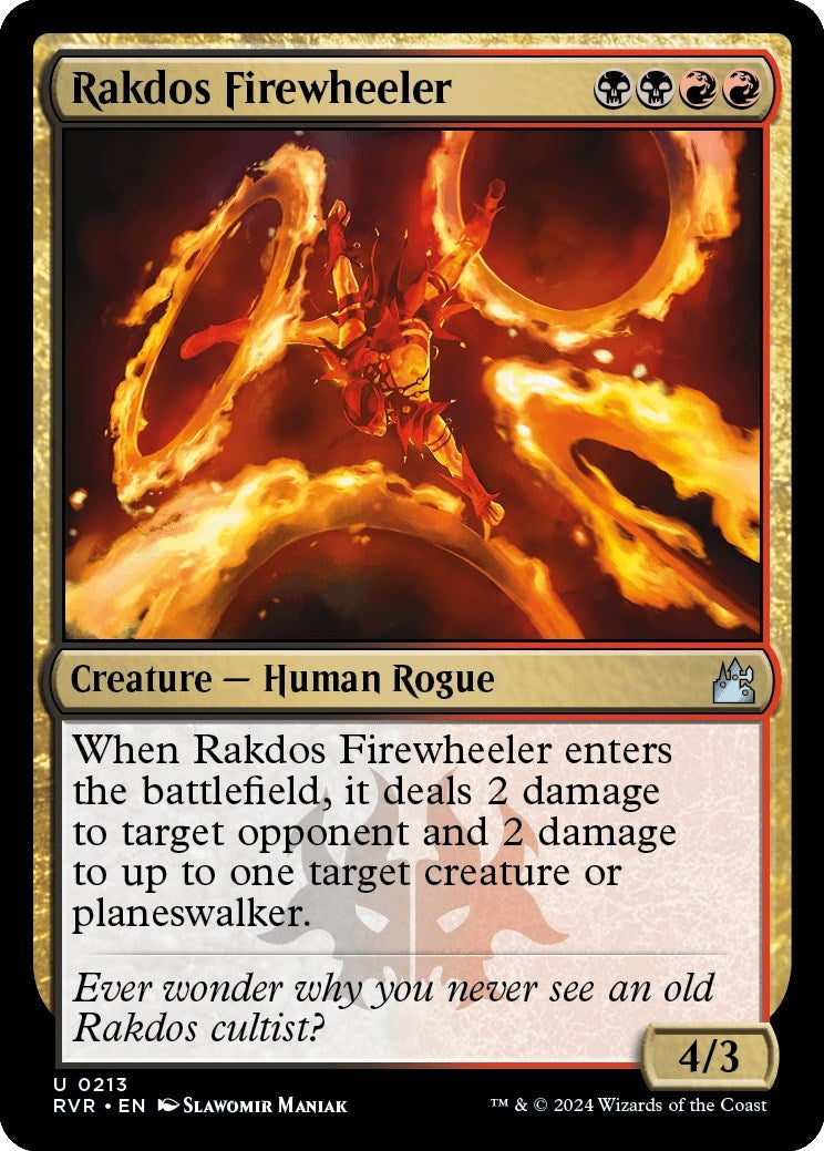 Image for Rakdos Firewheeler (213) (Ravnica Remastered) - Magic: The Gathering