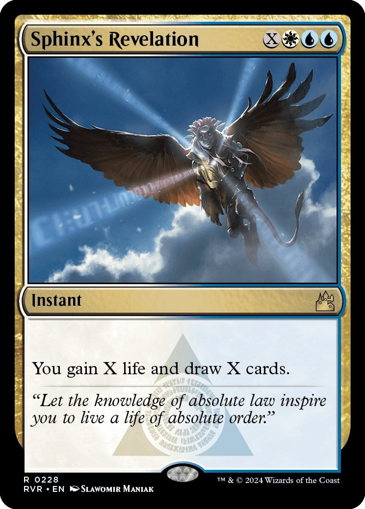 Image for Sphinx's Revelation (228) (Ravnica Remastered) - Magic: The Gathering