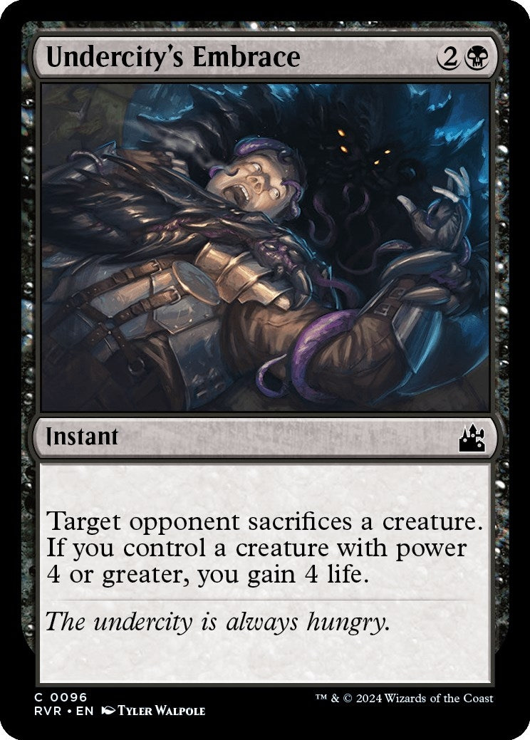 Image for Undercity's Embrace (96) (Ravnica Remastered) - Magic: The Gathering
