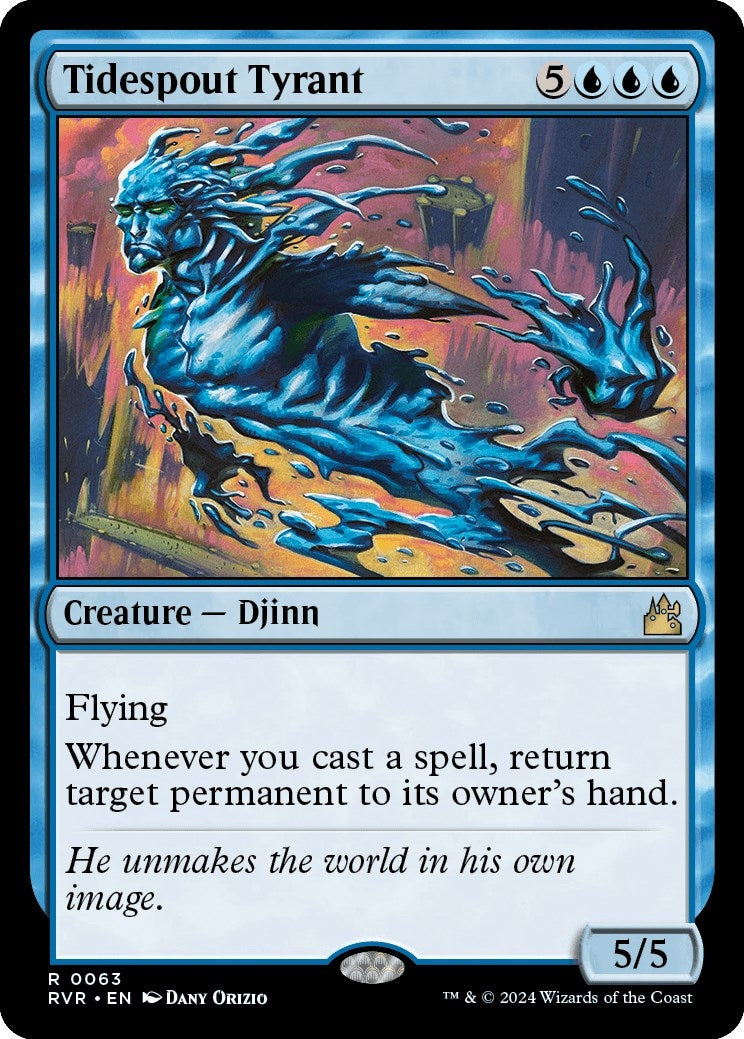 Image for Tidespout Tyrant (63) (Ravnica Remastered) - Magic: The Gathering